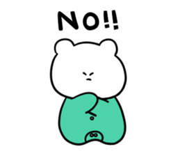 ROMPERS BEAR2 sticker #15573229