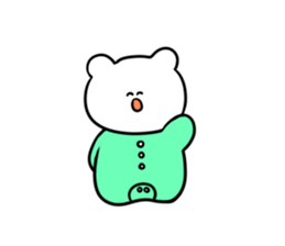 ROMPERS BEAR2 sticker #15573250