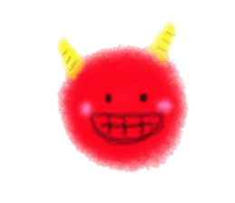 Oni divided stamp sticker #15573991