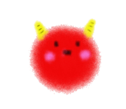 Oni divided stamp sticker #15573993