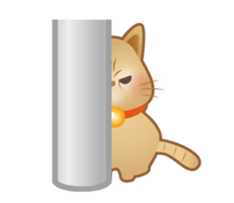 Cute cat Ginji's Sticker sticker #15574575