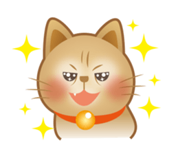 Cute cat Ginji's Sticker sticker #15574578