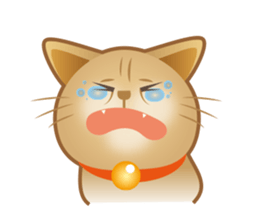 Cute cat Ginji's Sticker sticker #15574580