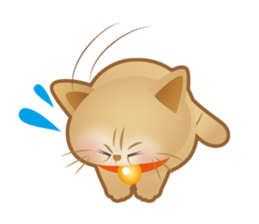 Cute cat Ginji's Sticker sticker #15574588
