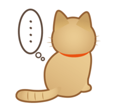 Cute cat Ginji's Sticker sticker #15574593