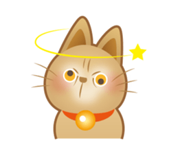 Cute cat Ginji's Sticker sticker #15574597