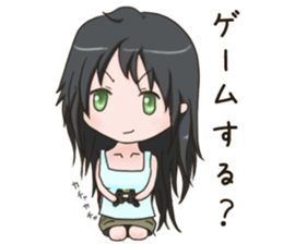 Kyuujitunojyoshi sticker #15574611