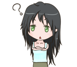 Kyuujitunojyoshi sticker #15574616