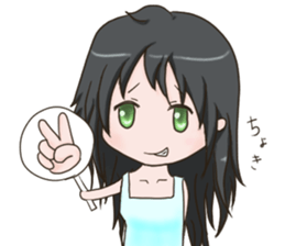 Kyuujitunojyoshi sticker #15574620