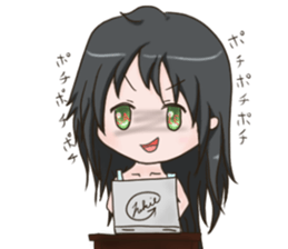 Kyuujitunojyoshi sticker #15574627