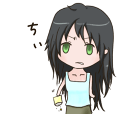 Kyuujitunojyoshi sticker #15574637