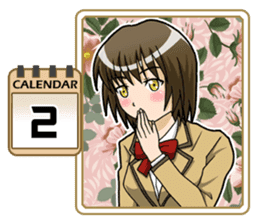 High School Girl Calendar Plus sticker #15574723