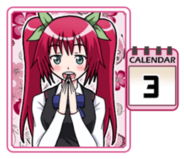High School Girl Calendar Plus sticker #15574724