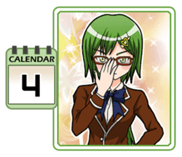 High School Girl Calendar Plus sticker #15574725