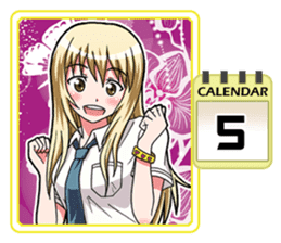 High School Girl Calendar Plus sticker #15574726