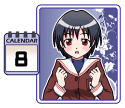 High School Girl Calendar Plus sticker #15574729