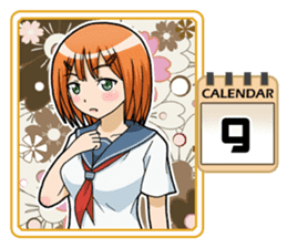 High School Girl Calendar Plus sticker #15574730