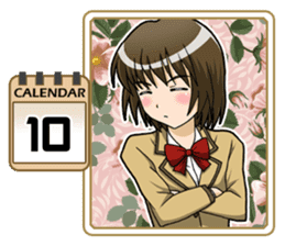 High School Girl Calendar Plus sticker #15574731
