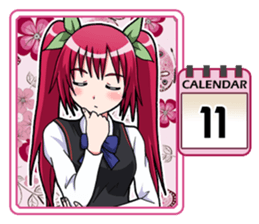 High School Girl Calendar Plus sticker #15574732