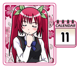 High School Girl Calendar Plus sticker #15574732
