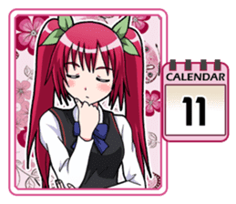 High School Girl Calendar Plus sticker #15574732