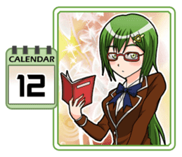 High School Girl Calendar Plus sticker #15574733