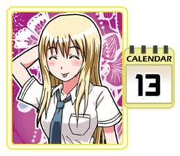 High School Girl Calendar Plus sticker #15574734