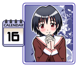 High School Girl Calendar Plus sticker #15574737