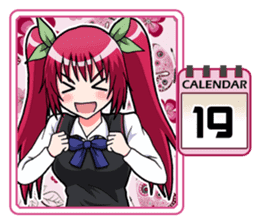 High School Girl Calendar Plus sticker #15574740