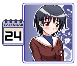High School Girl Calendar Plus sticker #15574745