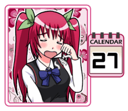 High School Girl Calendar Plus sticker #15574748