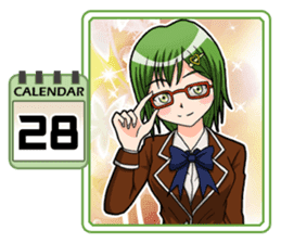 High School Girl Calendar Plus sticker #15574749