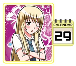High School Girl Calendar Plus sticker #15574750