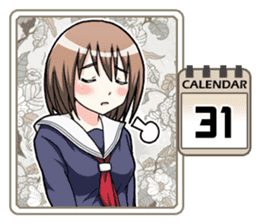 High School Girl Calendar Plus sticker #15574752