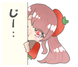 Strawberry daughter stamp sticker #15575426