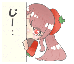 Strawberry daughter stamp sticker #15575426