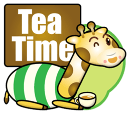 big giraffe boy sticker #15576117