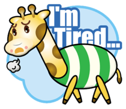 big giraffe boy sticker #15576119