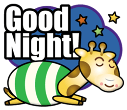 big giraffe boy sticker #15576121