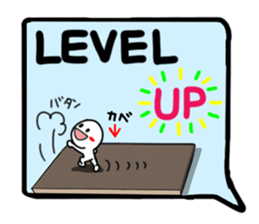 Reaction of the pretty character14. sticker #15576422