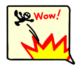 Reaction of the pretty character14. sticker #15576426