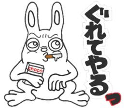 Strange character of the rabbit sticker #15576855