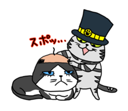 Cat with a hat 5 sticker #15578789