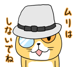 Cat with a hat 5 sticker #15578807