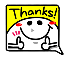 Big happiness (Thank you very much.)20 sticker #15579872