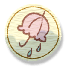 Japanese-paper look stickers sticker #15580150