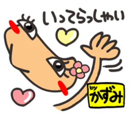 Name stamp.[Kazumi] sticker #15580177