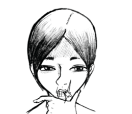 Man girl sticker #15580572