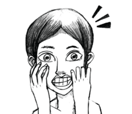 Man girl sticker #15580574