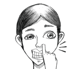 Man girl sticker #15580582